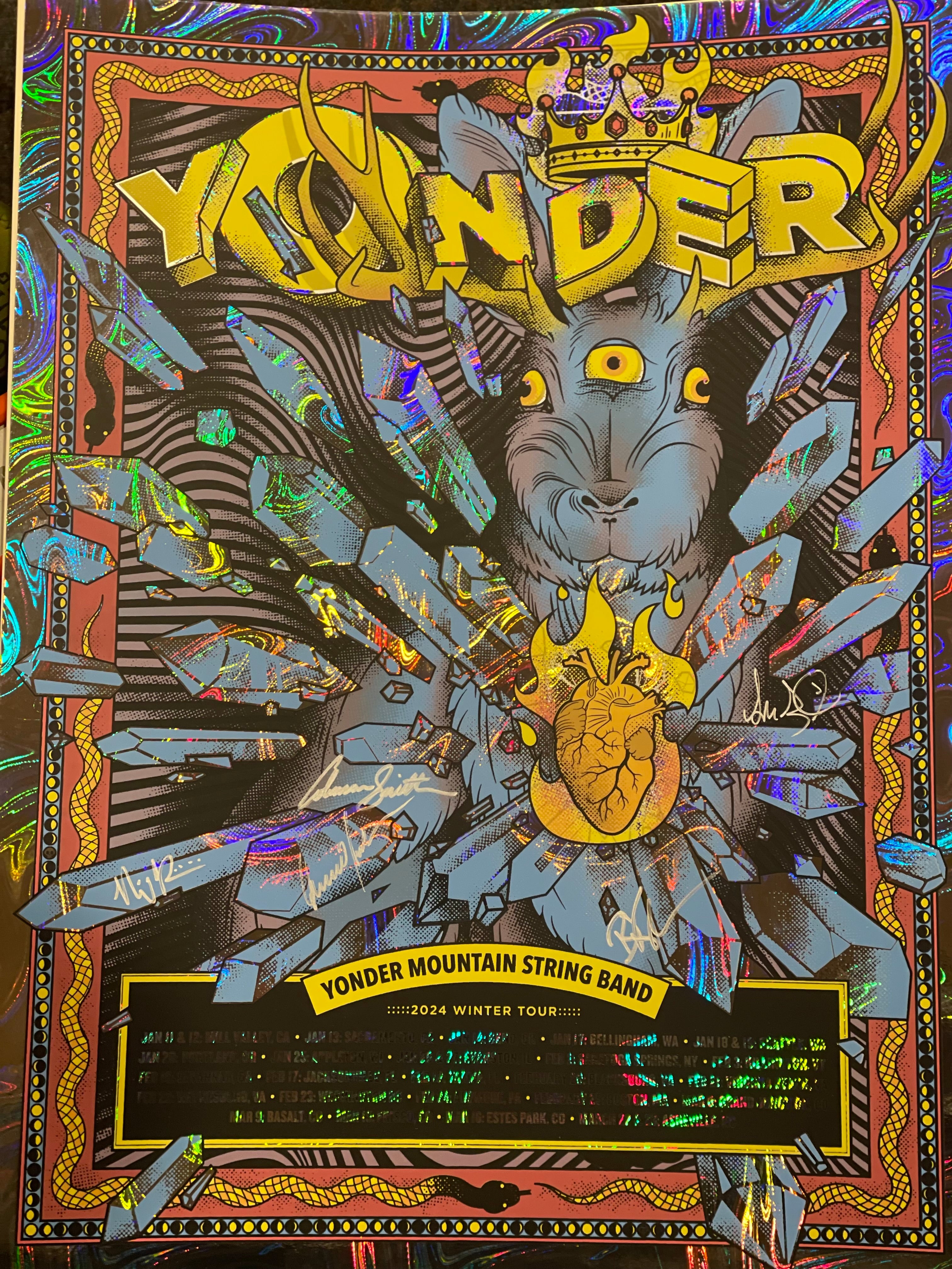 Poster - Signed Winter Tour 2024 -
