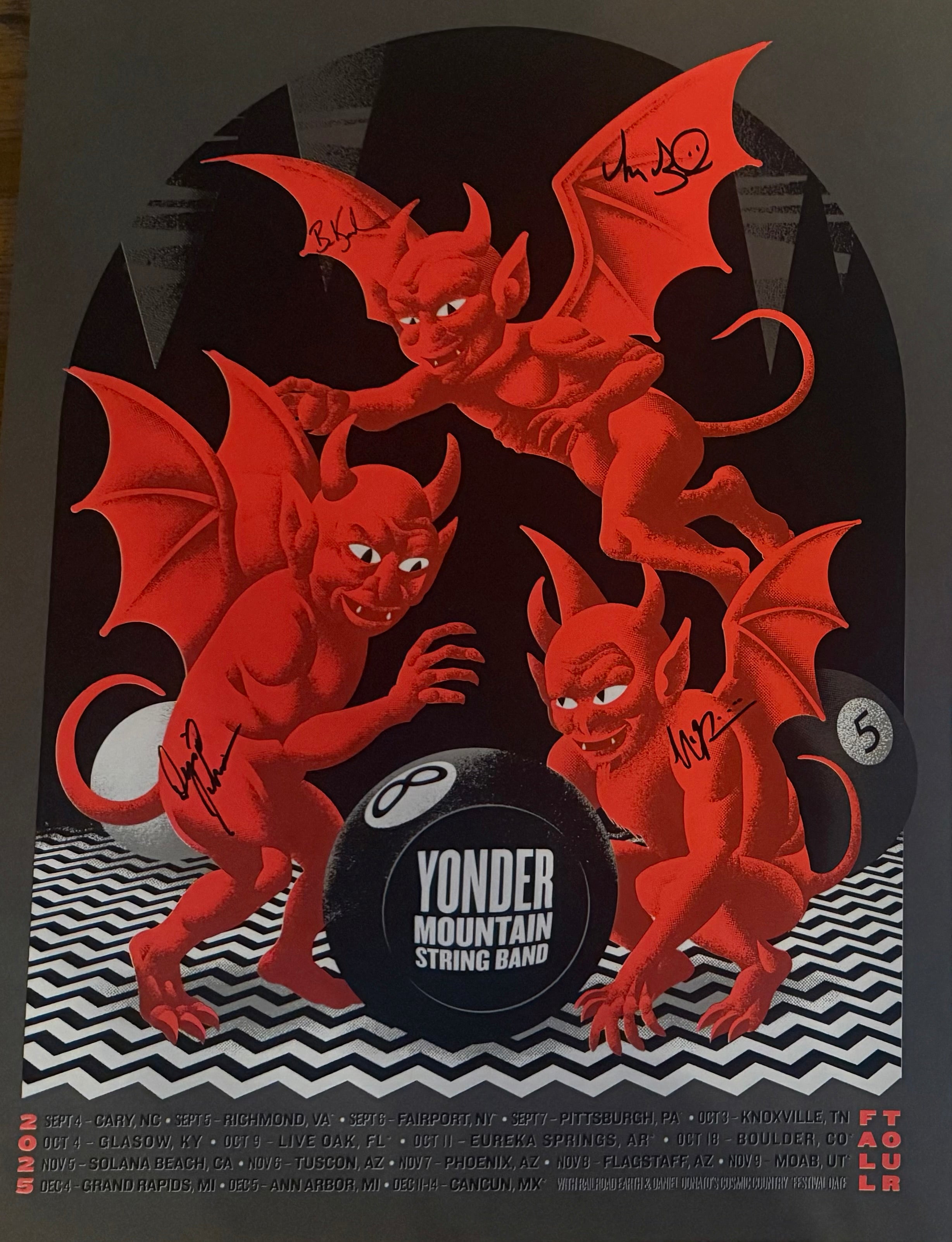 2025 Signed Fall Tour Poster
