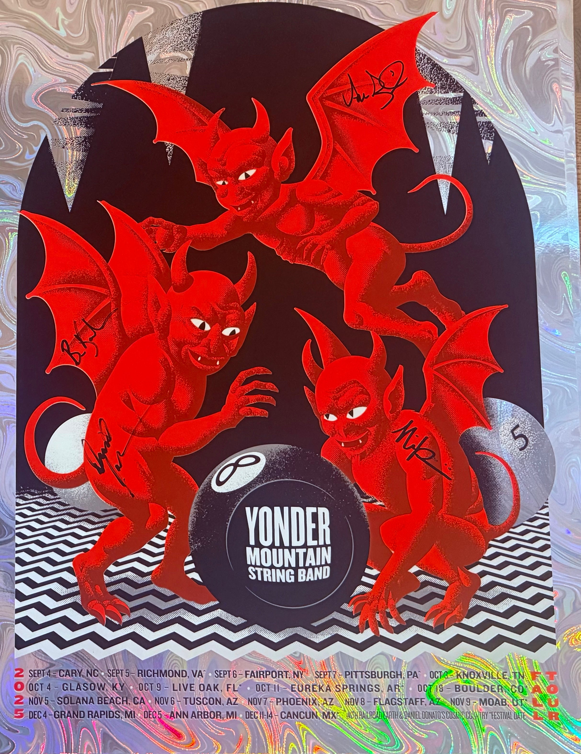 2025 Signed Fall Tour Poster