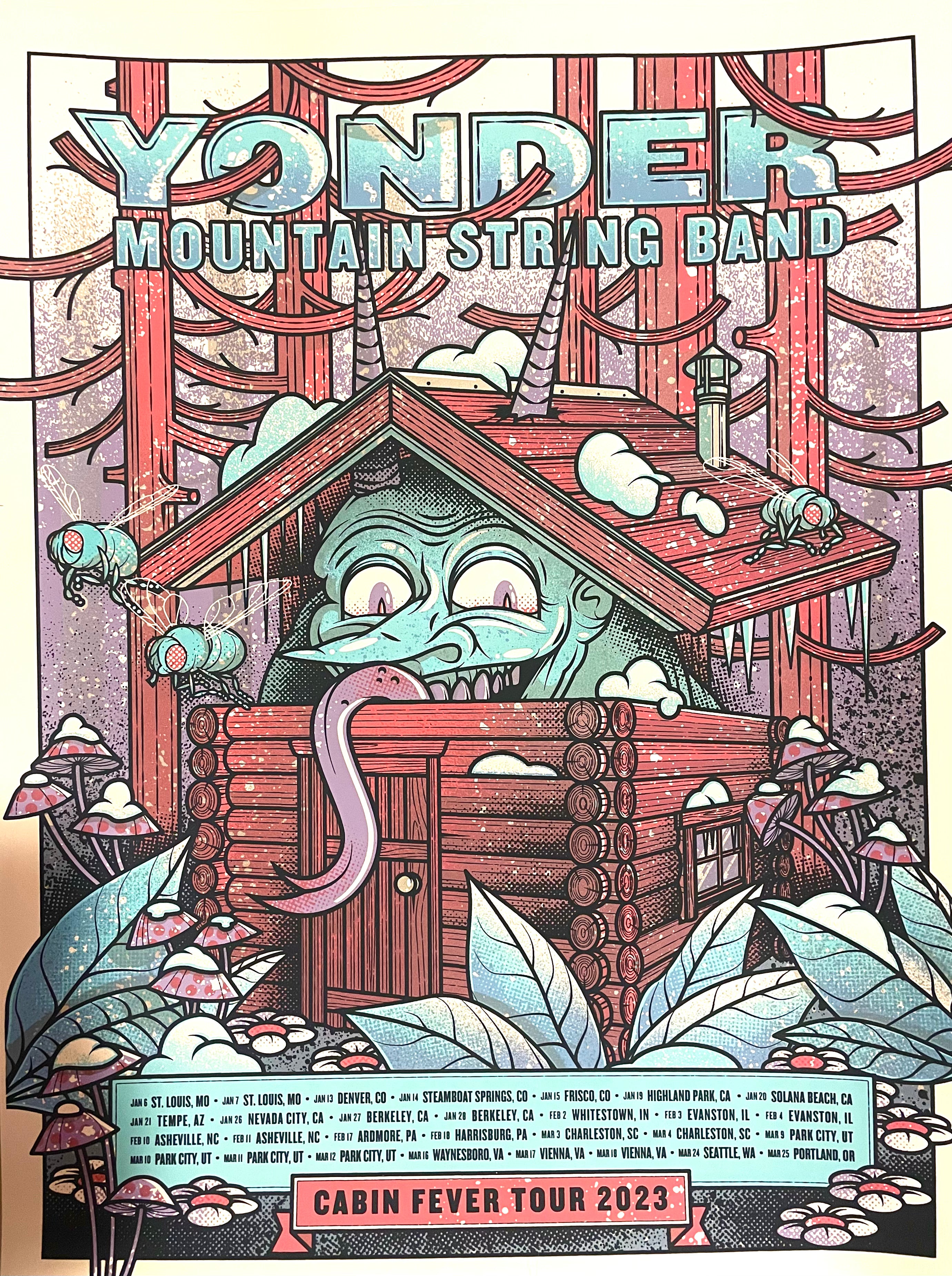 2023 - CABIN FEVER TOUR POSTER