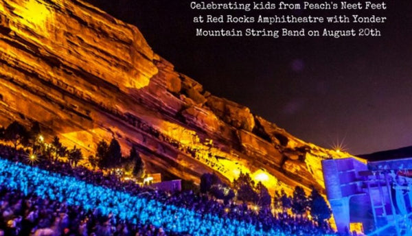 Yonder Mountain Teams Up with Non-Profit, Peach’s Neet Feet for Red Rocks