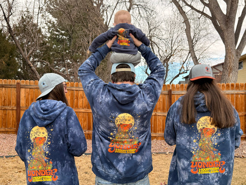 Bee Bear Tie Dye Hoodie