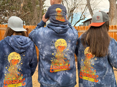 Bee Bear Tie Dye Hoodie