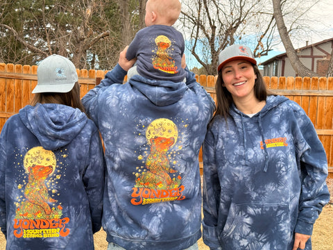 Bee Bear Tie Dye Hoodie