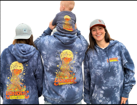 Bee Bear Tie Dye Hoodie