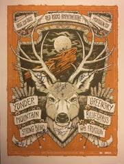 2015 Red Rocks Poster W/ GSBG & Fruition