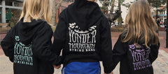 Kids Mountain Logo Hoodie - Black