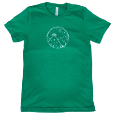 Hand-Drawn Allie Kral Design Adult T-Shirt (green)
